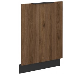 Front do zmywarki 60 cm Nela 62 czarny / orzech okapi