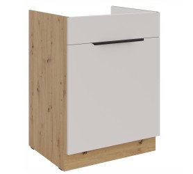 Szafka pod zlew z szufladą 60 cm LIVO 05 dąb artisan / kaszmir