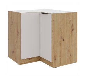 Szafka dolna narożna 90 cm LIVO 16 dąb artisan / kaszmir