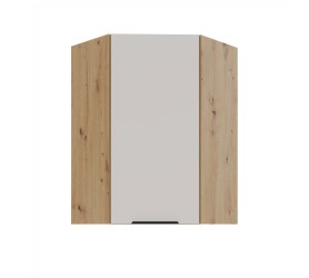 Szafka górna narożna 60 cm LIVO 25 dąb artisan / kaszmir