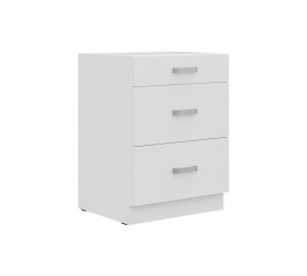 Szafka z szufladami 60 cm ELVA 05 biała
