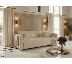 Ujęcie bokiem na sofę Lusso