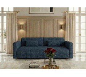 Sofa Rozkładana Lusso 230 cm granatowa