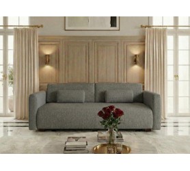 Sofa Rozkładana Lusso 230 cm szara