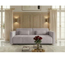 Sofa Rozkładana Lusso 230 cm w srebrno szarym odcieniu