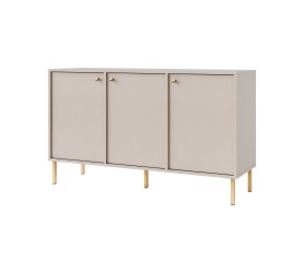 Komoda uchylna duża 125 cm 3D NAYO 13 beż czarna eukaliptus +...