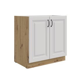 Szafka dolna 80 cm SILO 03 biała artisan grafit
