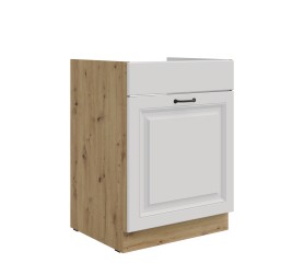 Szafka pod zlew z szufladą 60 cm SILO 05 biała grafit artisan...