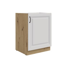 Szafka dolna 60 cm SILO 06  biała grafit artisan