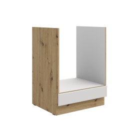 Szafka pod zabudowę piekarnika 60 cm SILO 07 biała artisan...