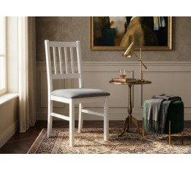 Białe kuchenne krzesło Armano 4