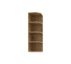 Półka narożna górna 30 cm SILO 52 biała artisan