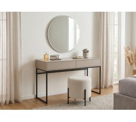 Toaletka Industrialna 137 cm Candelo - Biurko Loft - Beż Piaskowy
