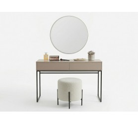 Biurko Industrialne 137 cm Candelo - Toaletka Loft - piaskowy beż