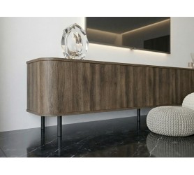 Komoda RTV Dąb Barock 215 cm Azilia Azelio