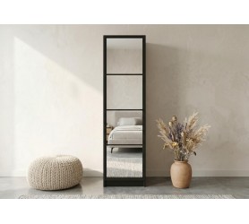 Szafa 1-Drzwiowa 53 cm Z Lustrami Biała Edan Eden tanio od kamameble.pl
