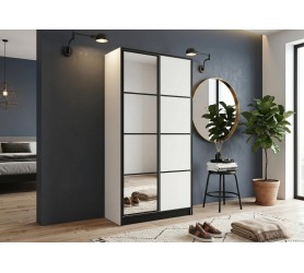 Szafa 2-Drzwiowa Edan 105 cm Biała Eden temu kamameble.pl