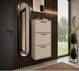 Wąska szafka na buty ASPIR wisząca 59x115 cm kaszmir |...