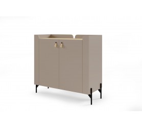 Mała komoda uchylna dwudrzwiowa 100cm Sorento 07 macadamia /...