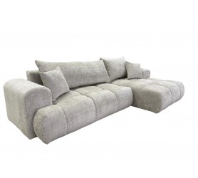 Narożnik Rozkładany Cremon 260x145 cm Greige Chmurka kamameble