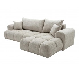 Narożnik Rozkładany Cremon 260x145 cm Greige Chmurka kamameble