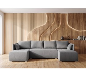 Duży Narożnik Rozkładany Aspen 292x152 cm z poduszkami