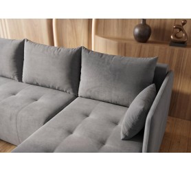 Duży Narożnik Rozkładany Aspen 292x152 cm pikowany
