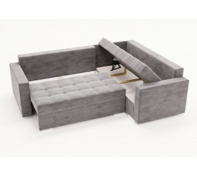 Narożnik Z Funkcją Spania Elena 235x179 cm rozkładany