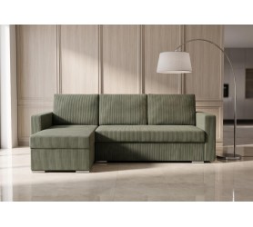 Sztruksowy Narożnik Diego 235x140 cm do salonu