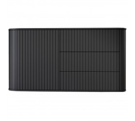 Czarna mała komoda 1D3SZ CANTARE 60x125 cm ZYLIO push to...