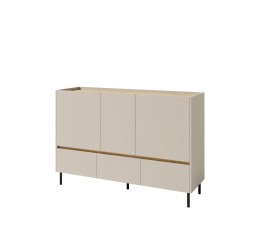 Komoda z szufladami LOCA LC7 150 cm | beż - eucapliptus...