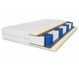 Materac na sprężynach pocket Muviero 90x200cm Materac średnio...