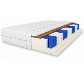 Materac kieszeniowy pocket COMFORA 140x200 z kokosem i...