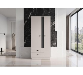 Szafa 2-Drzwiowa Oliver 01 90x195x60 cm Allmo Meblar Kaszmir
