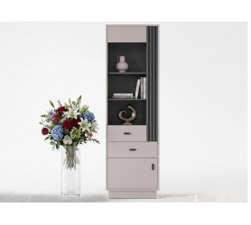 Regał Do Salonu Oliver 03 60x195x40 cm kaszmir allmo