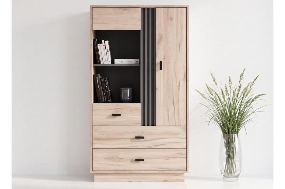 Regał Do Salonu Oliver 04 80x145x40 cm estana allmo