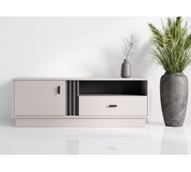 Komoda RTV Oliver 05 125x45x40 cm kaszmir allmo