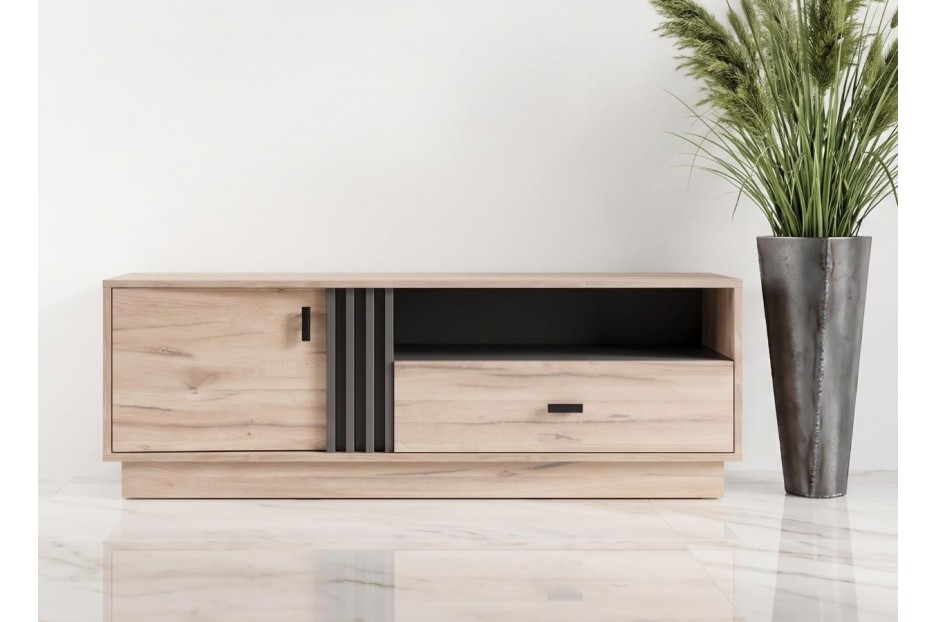 Komoda RTV Oliver 05 125x45x40 cm dąb estana allmo