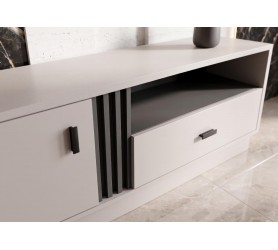 Komoda RTV Oliver 05 125x45x40 cm kaszmir allmo