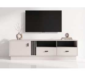 Komoda RTV Oliver 06 155x45x40 cm kaszmir Allmo
