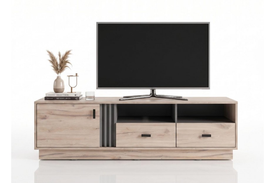 Komoda RTV Oliver 06 155x45x40 cm dąb estana Allmo