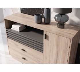 Komoda Z Szufladami Oliver 07 120x85x40 cm Allmo Estana