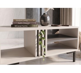 Stolik Kawowy Oliver 14 90x40x70 cm Allmo kaszmir