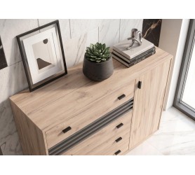 Komoda Do Salonu Oliver 17 135x95x40 cm Allmo Meblar