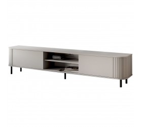 Komoda RTV z półką 50x220cm ZONE kaszmirowa komoda na...