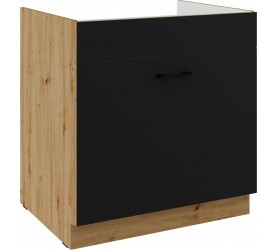 Szafka pod zlew z szufladą 80 cm MONTE 02 dąb artisan +...