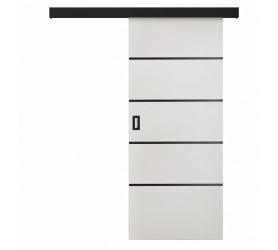 Białe drzwi przesuwne WERNI PLUS  60-70-80-90-100 cm |...