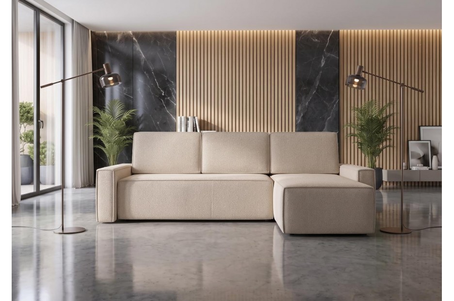 Narożnik Z Funkcją Spania Olaf 250x175 cm tania sofa do salonu od kamameble