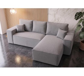 Narożnik Z Funkcją Spania Viggo 277x189 cm sofa boucle od kamameble