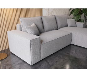 Narożnik Z Funkcją Spania Viggo 277x189 cm sofa boucle od kamameble